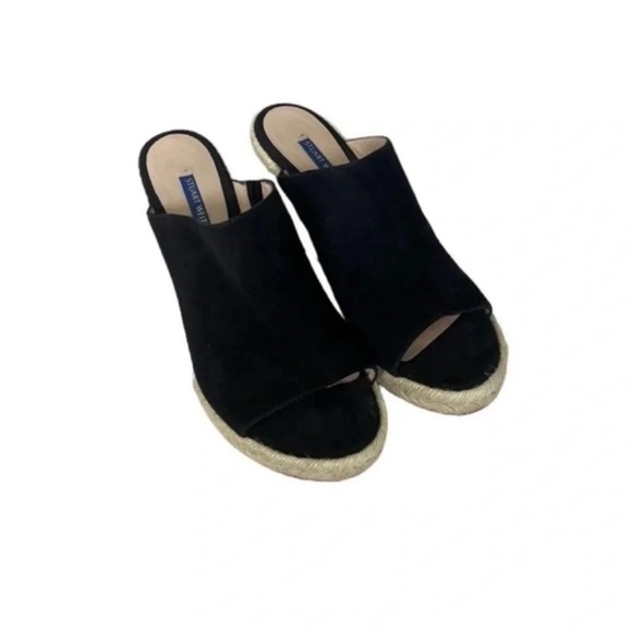 STUART WEITZMAN Marabella Suede Espadrille Wedge Sandals Size 9.5M - Picture 5 of 14